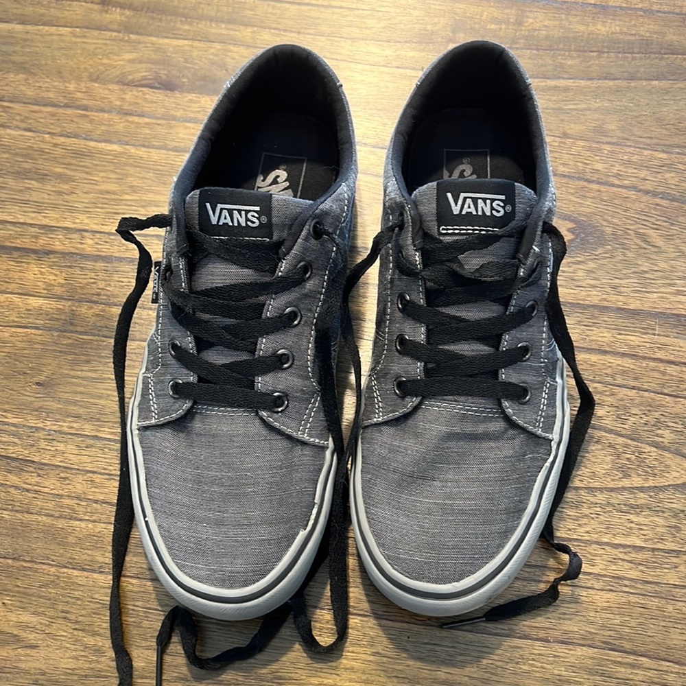 Vans Mens Shoes Charcoal Grey with black size 9.5